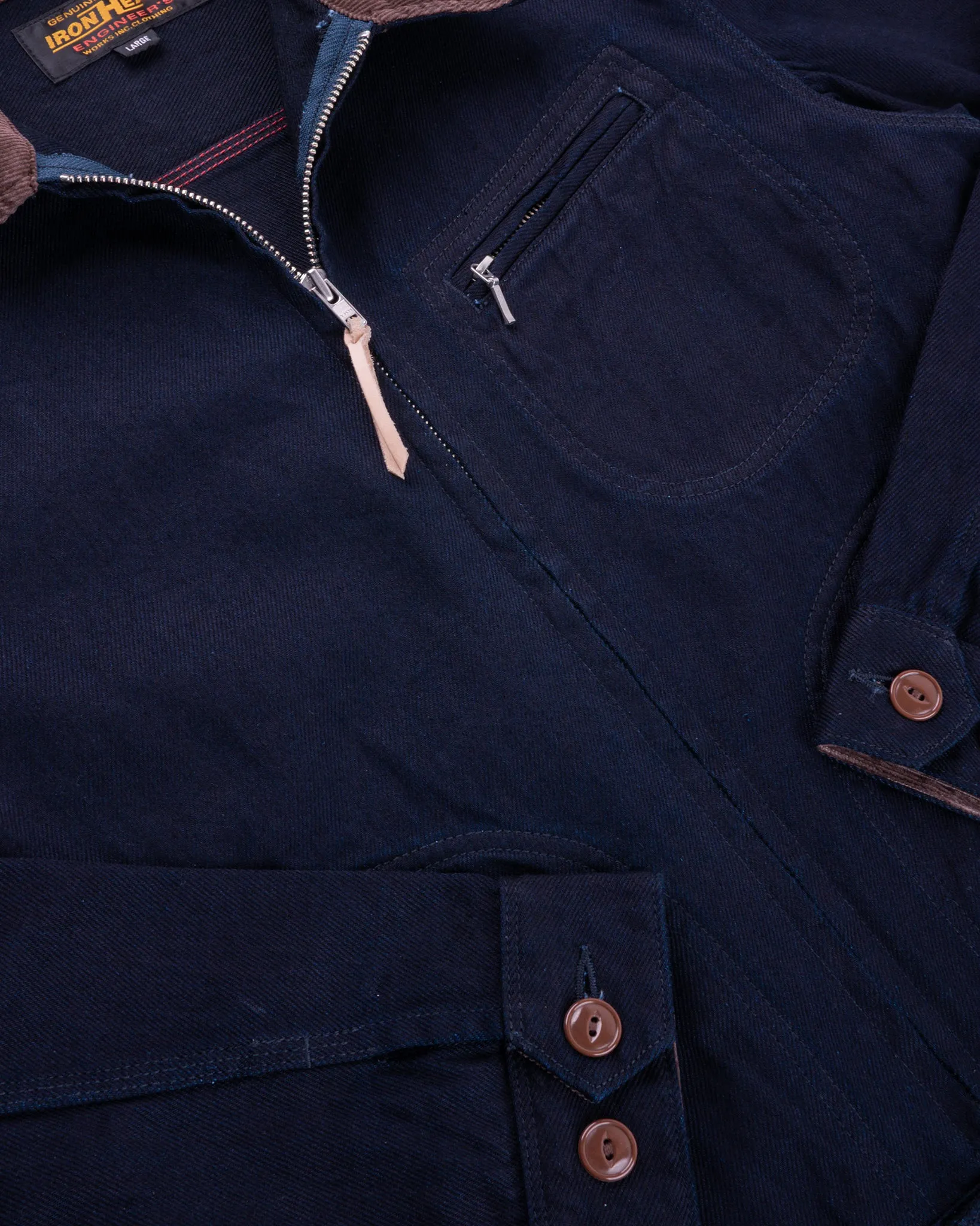 12oz Kersey Work Jacket - Indigo/Black