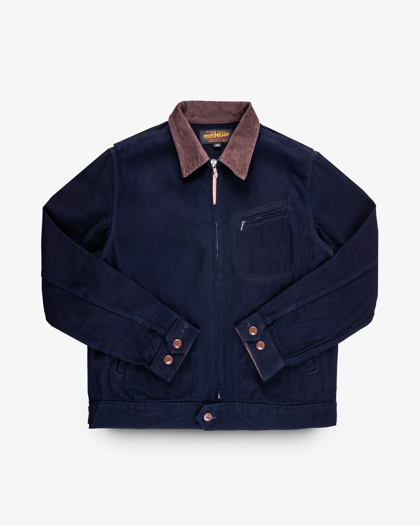 12oz Kersey Work Jacket - Indigo/Black