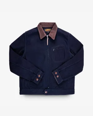 12oz Kersey Work Jacket - Indigo/Black