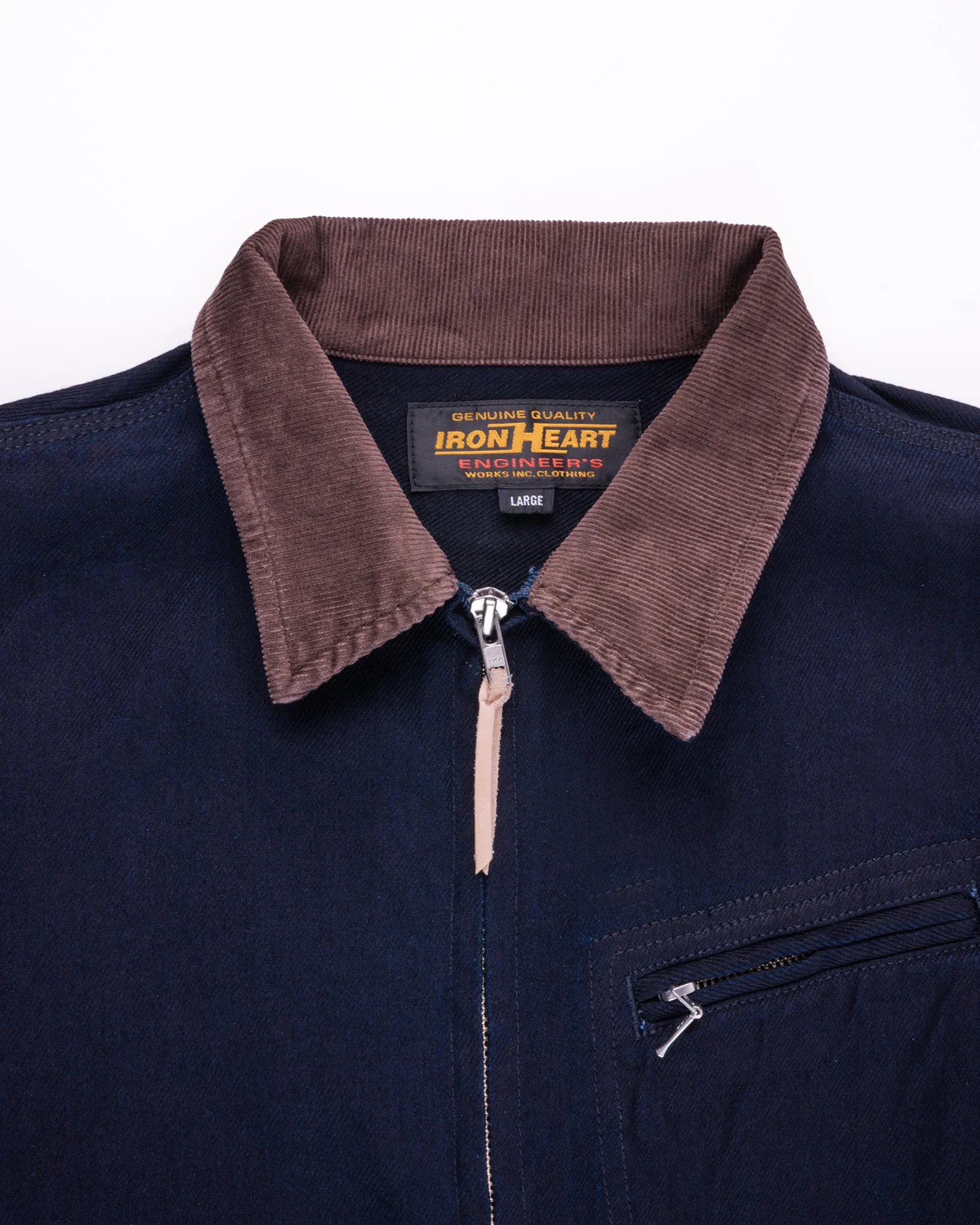 12oz Kersey Work Jacket - Indigo/Black