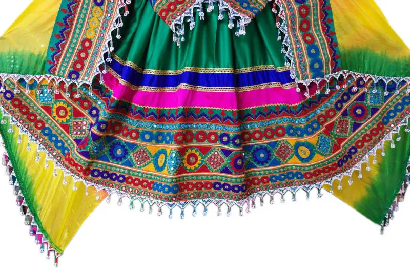 Afghan Bridal Multicolour Dress