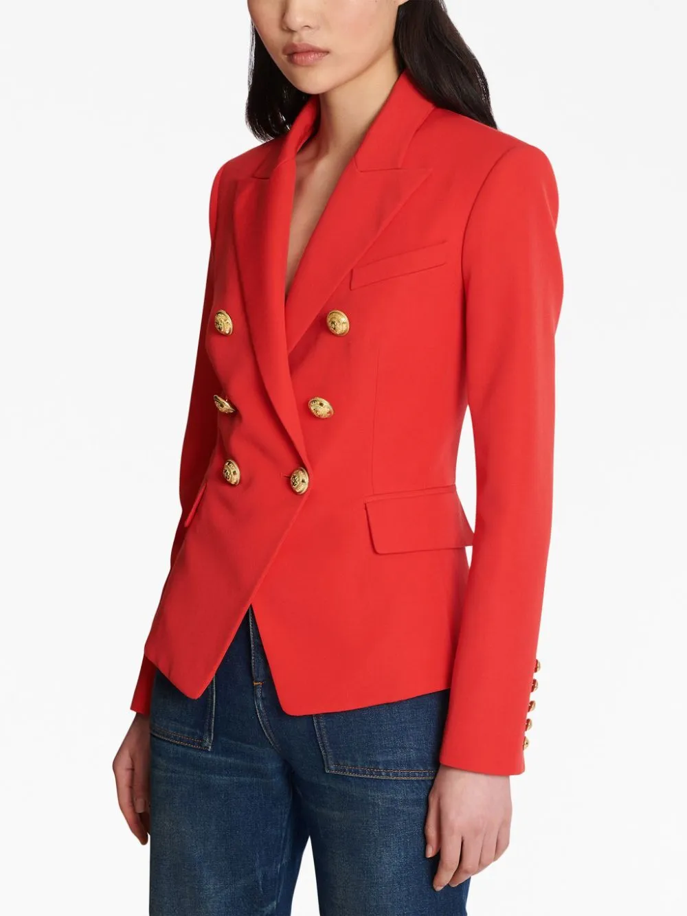 Balmain Jackets Red