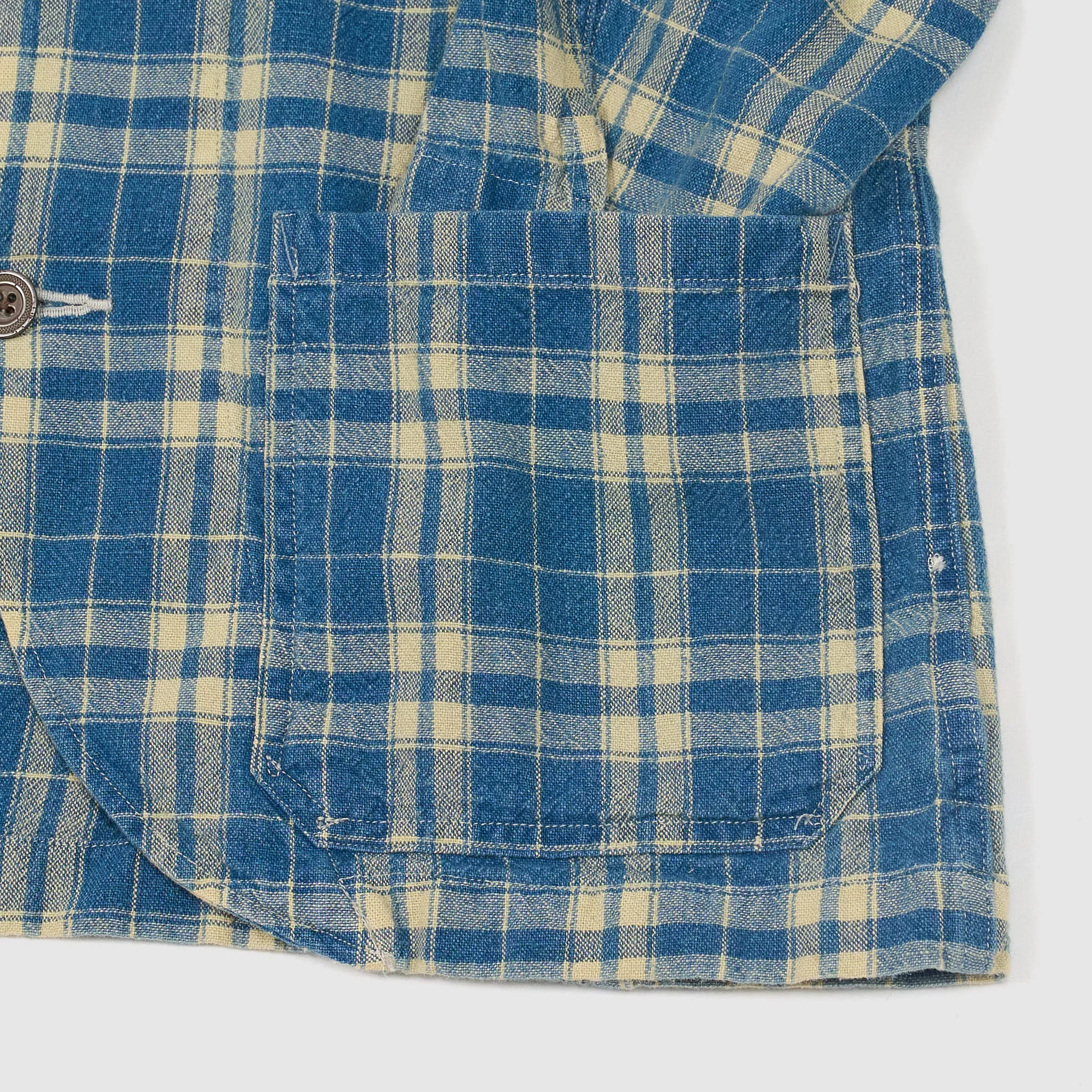 Double RL Ladies Cotton-Linen Work Overshirt Jacket
