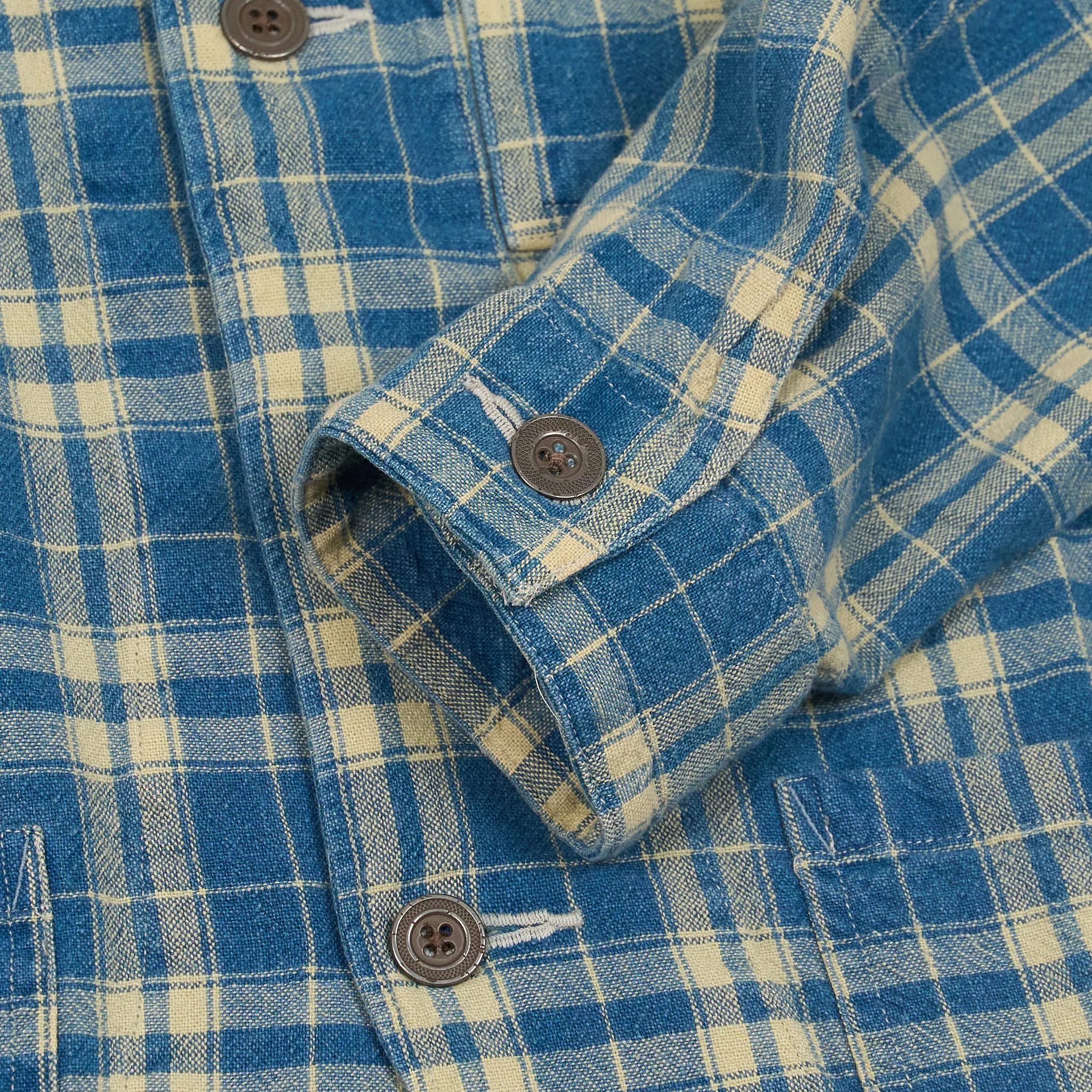 Double RL Ladies Cotton-Linen Work Overshirt Jacket