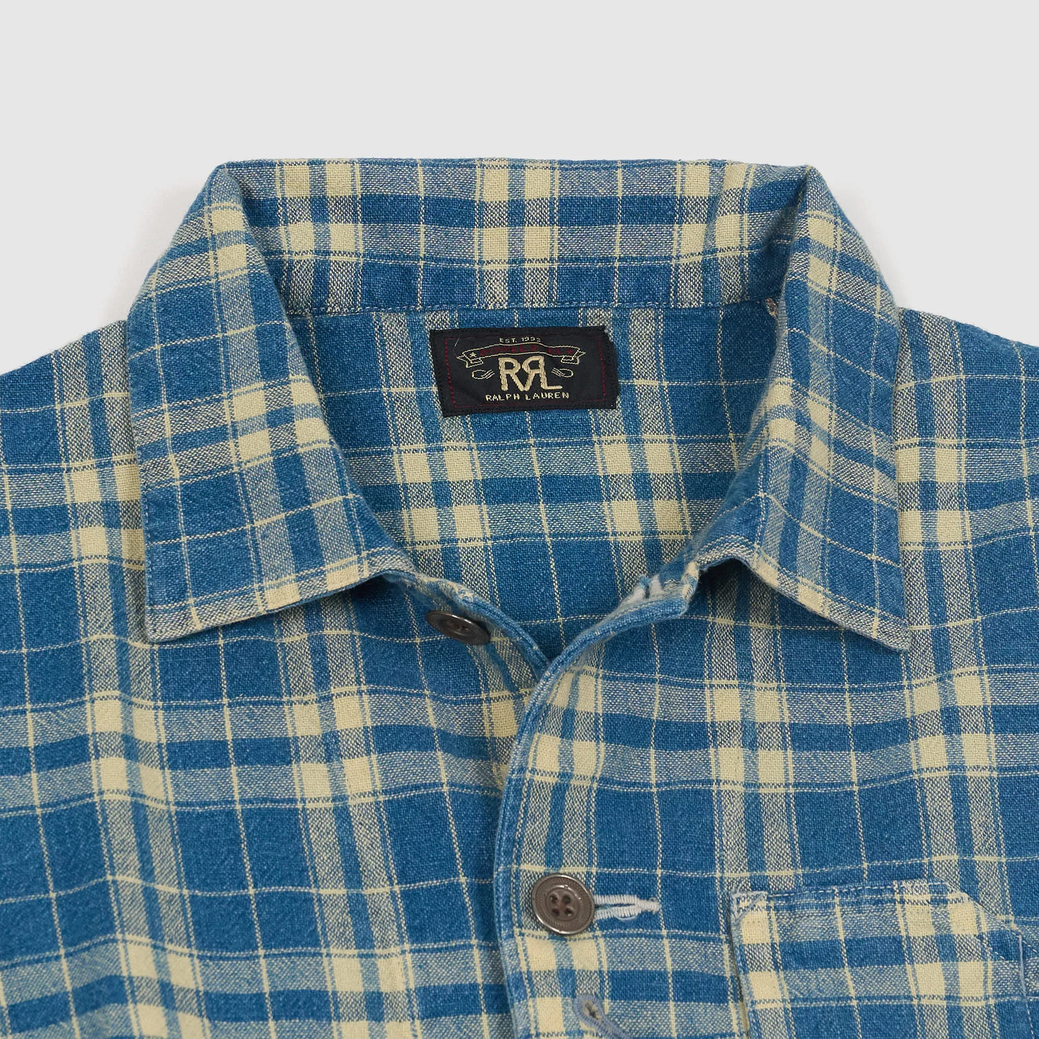 Double RL Ladies Cotton-Linen Work Overshirt Jacket