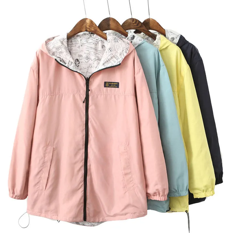 Fashion women Bright colored Jackets Parkas winter coats