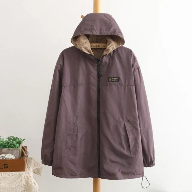 Fashion women Bright colored Jackets Parkas winter coats