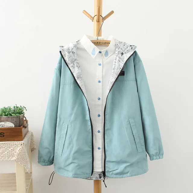 Fashion women Bright colored Jackets Parkas winter coats