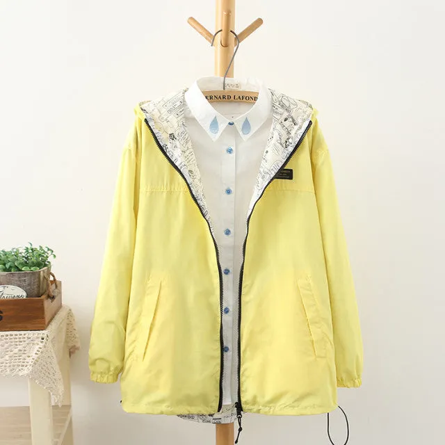 Fashion women Bright colored Jackets Parkas winter coats