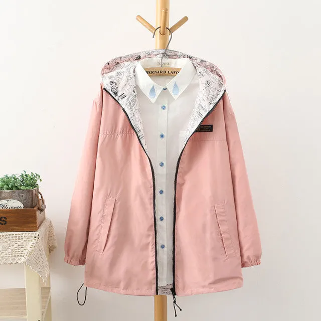 Fashion women Bright colored Jackets Parkas winter coats