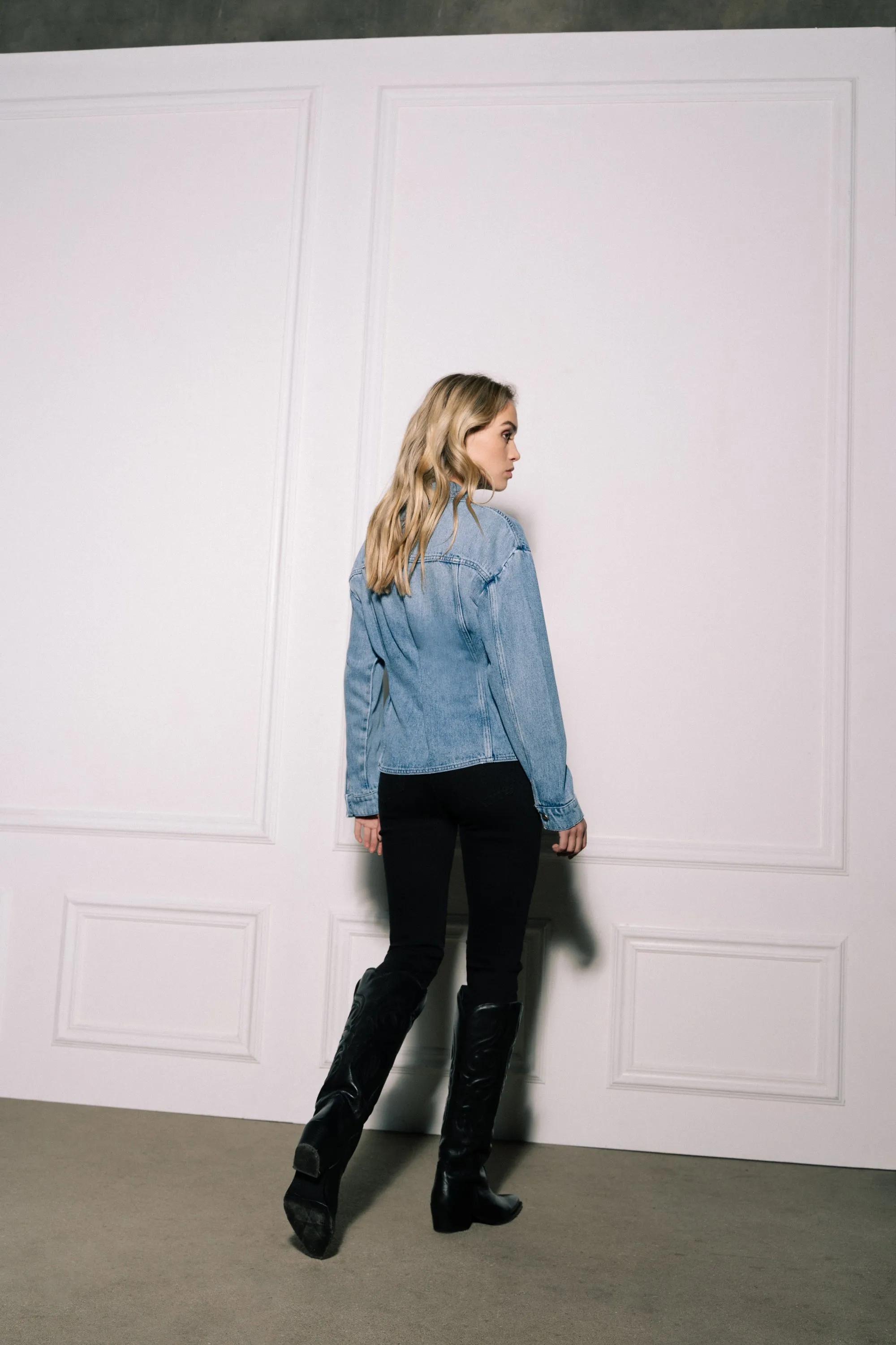 Flowy Blouse With Corset Detail