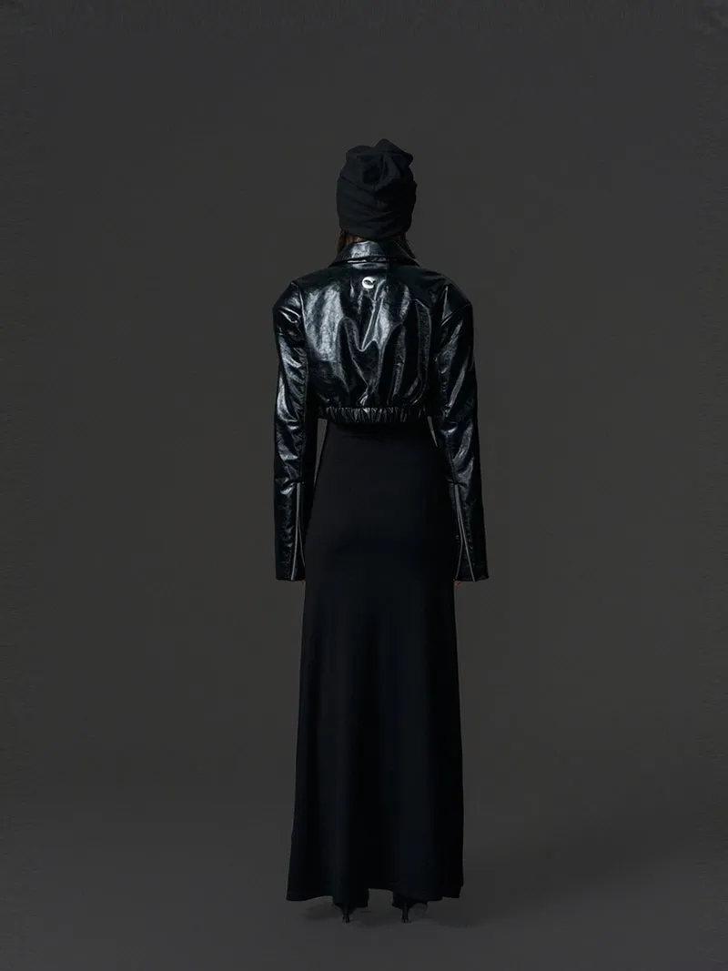 Hot Tie Black Biker Jacket