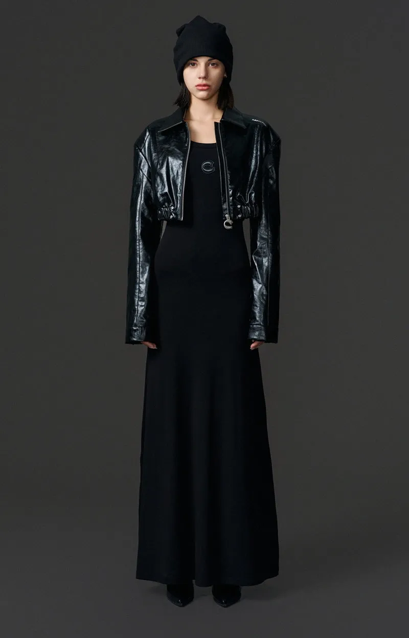 Hot Tie Black Biker Jacket