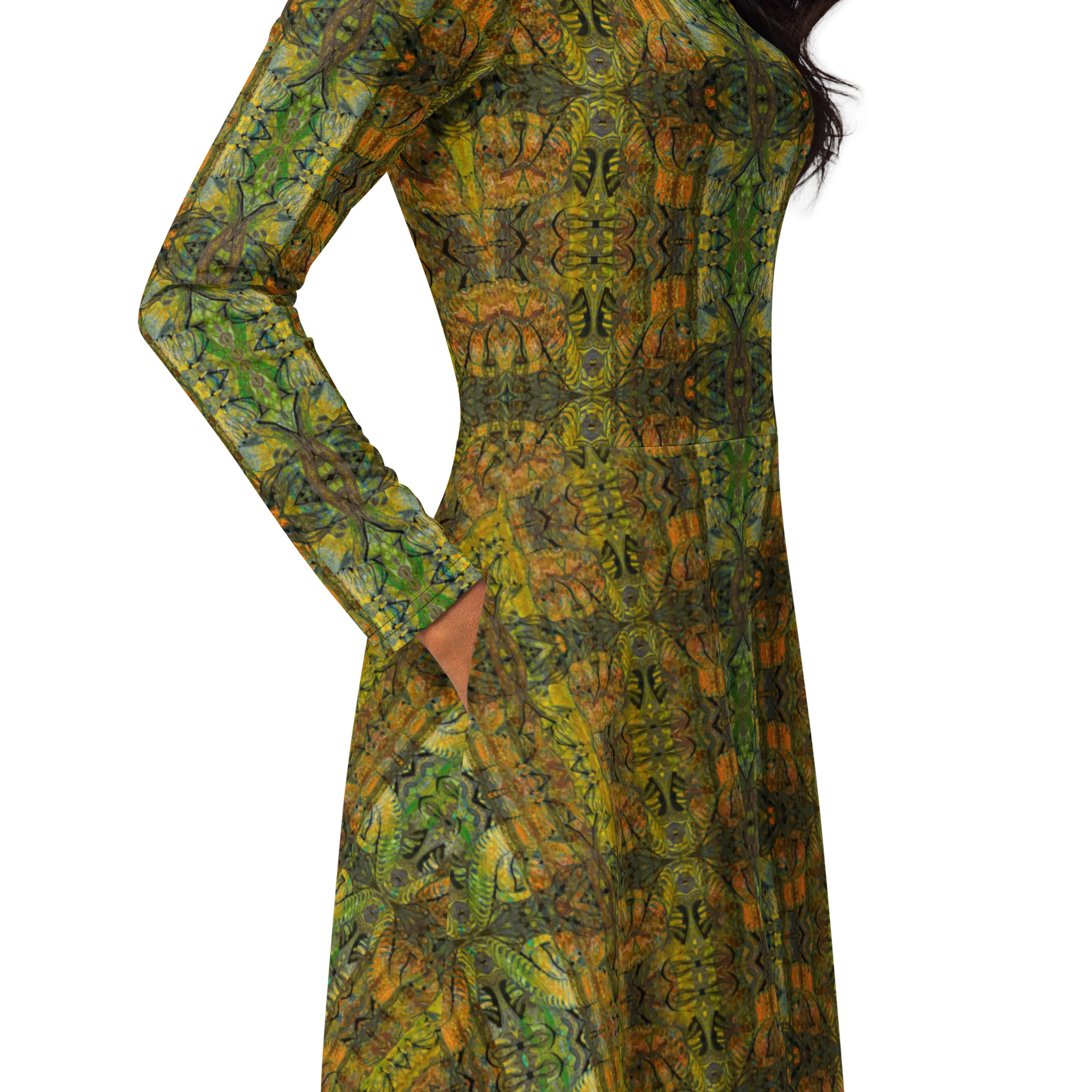 Long Sleeve Midi Dress (Her/Muliebris)(Pure Candy RJSTH@Alchemic) RJSTHS2022 RJS
