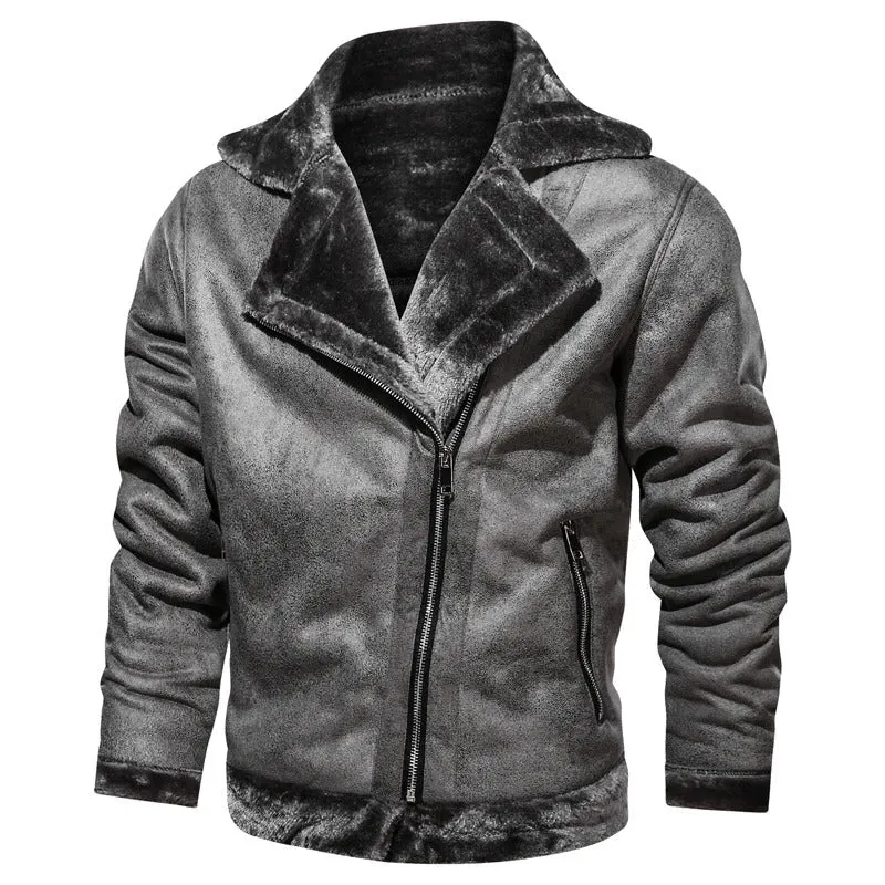 Matrix Elegance: Moderne Slim Fit Leder-Bomberjacke für Herren