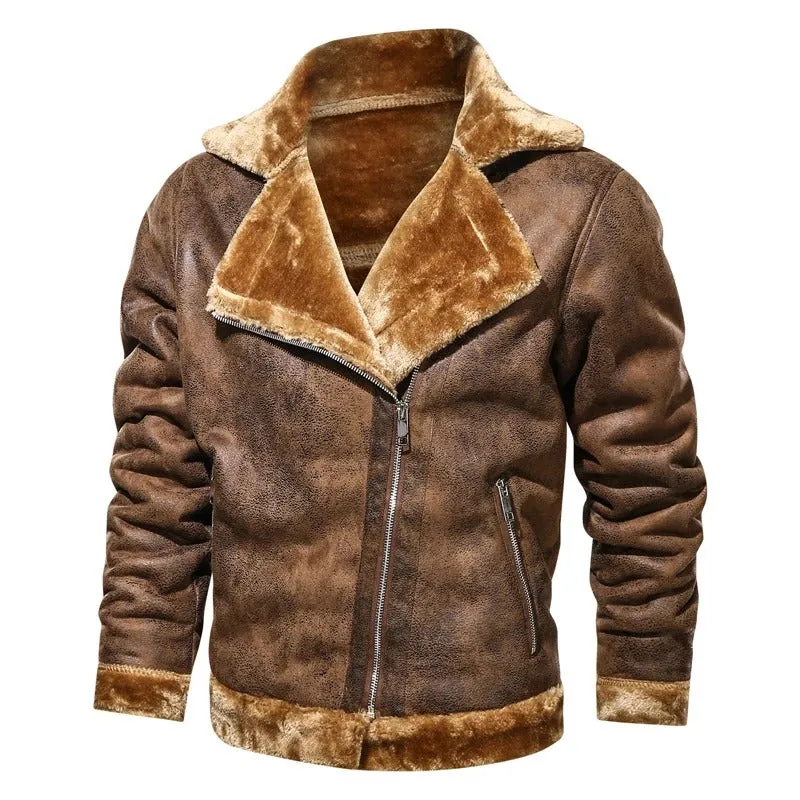 Matrix Elegance: Moderne Slim Fit Leder-Bomberjacke für Herren