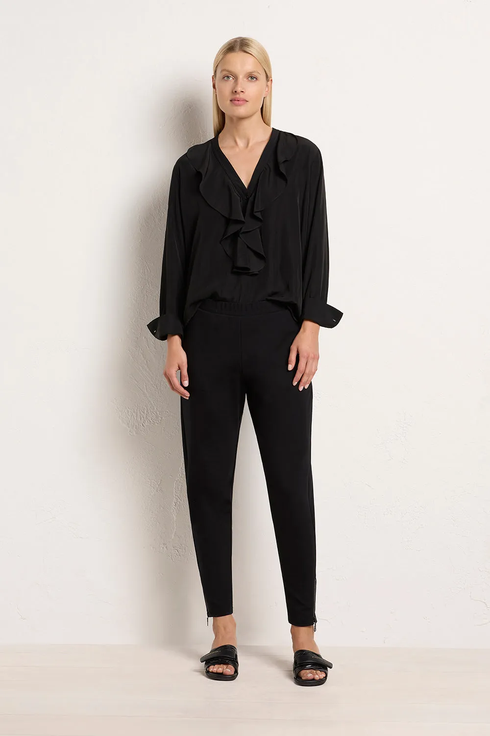 Mela Purdie Zip Stiletto Pant F095 1437