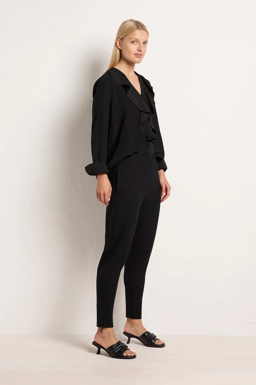 Mela Purdie Zip Stiletto Pant F095 1437