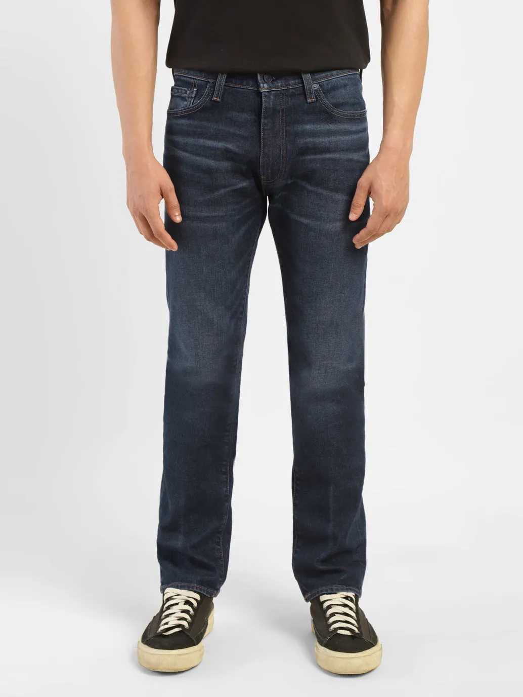 Men's 513 Indigo Slim Fit Mid Rise Jeans