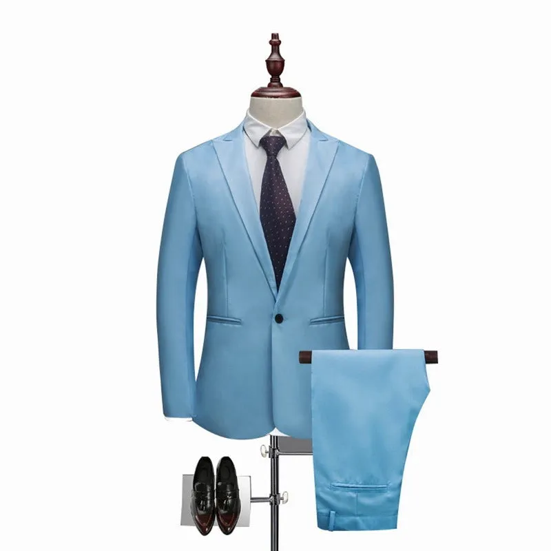 Men's Wedding Suit Jackets Slim Pants  Men's Suits  