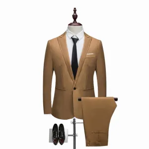 Men's Wedding Suit Jackets Slim Pants  Men's Suits  