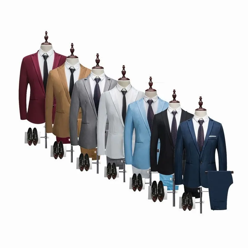 Men's Wedding Suit Jackets Slim Pants  Men's Suits  