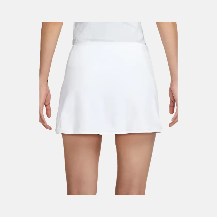 Nike Victory Dri-FIT Straight Women's Tennis Skirt -White/Black