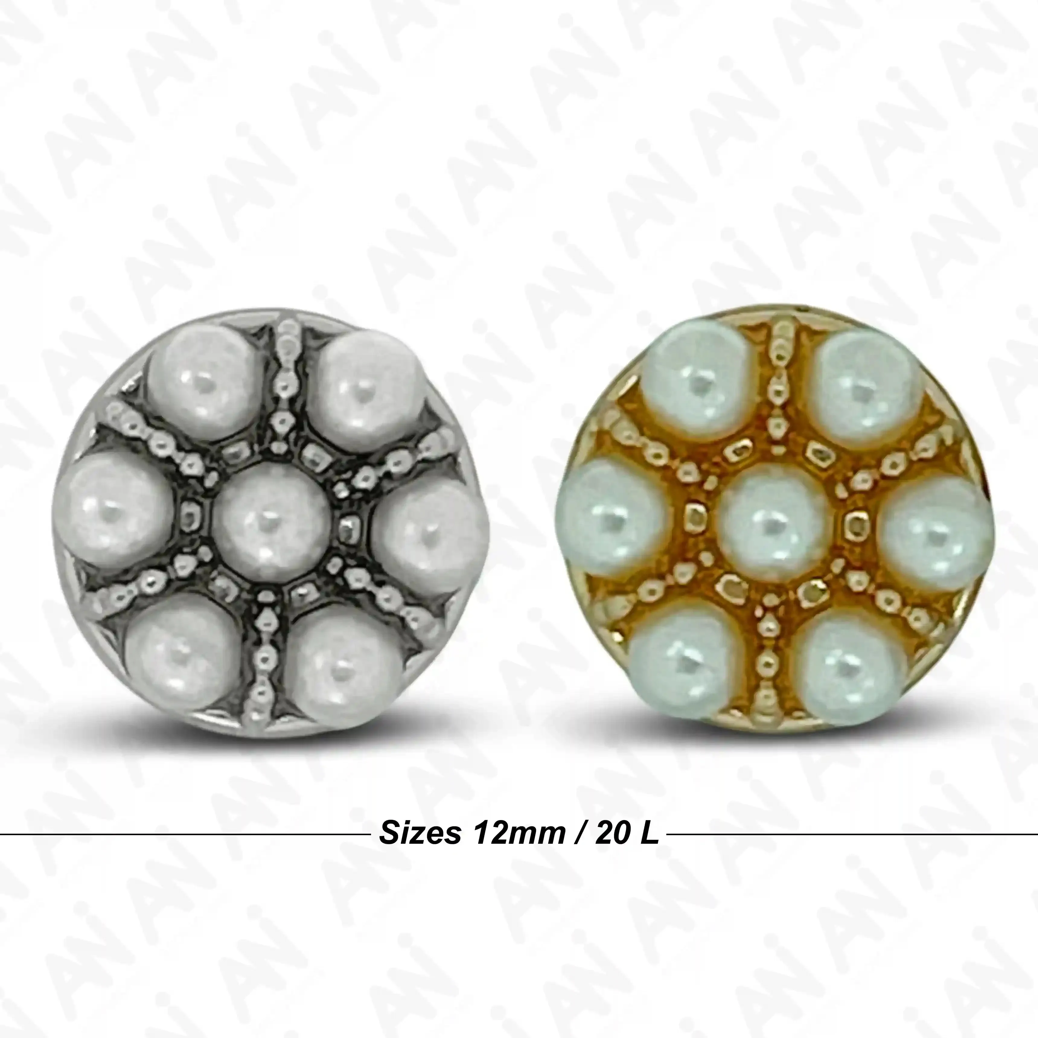 Peral Shirt 12mm Buttons
