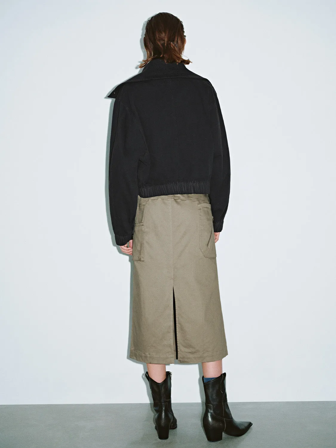 Regular Elastic Straight Skirts