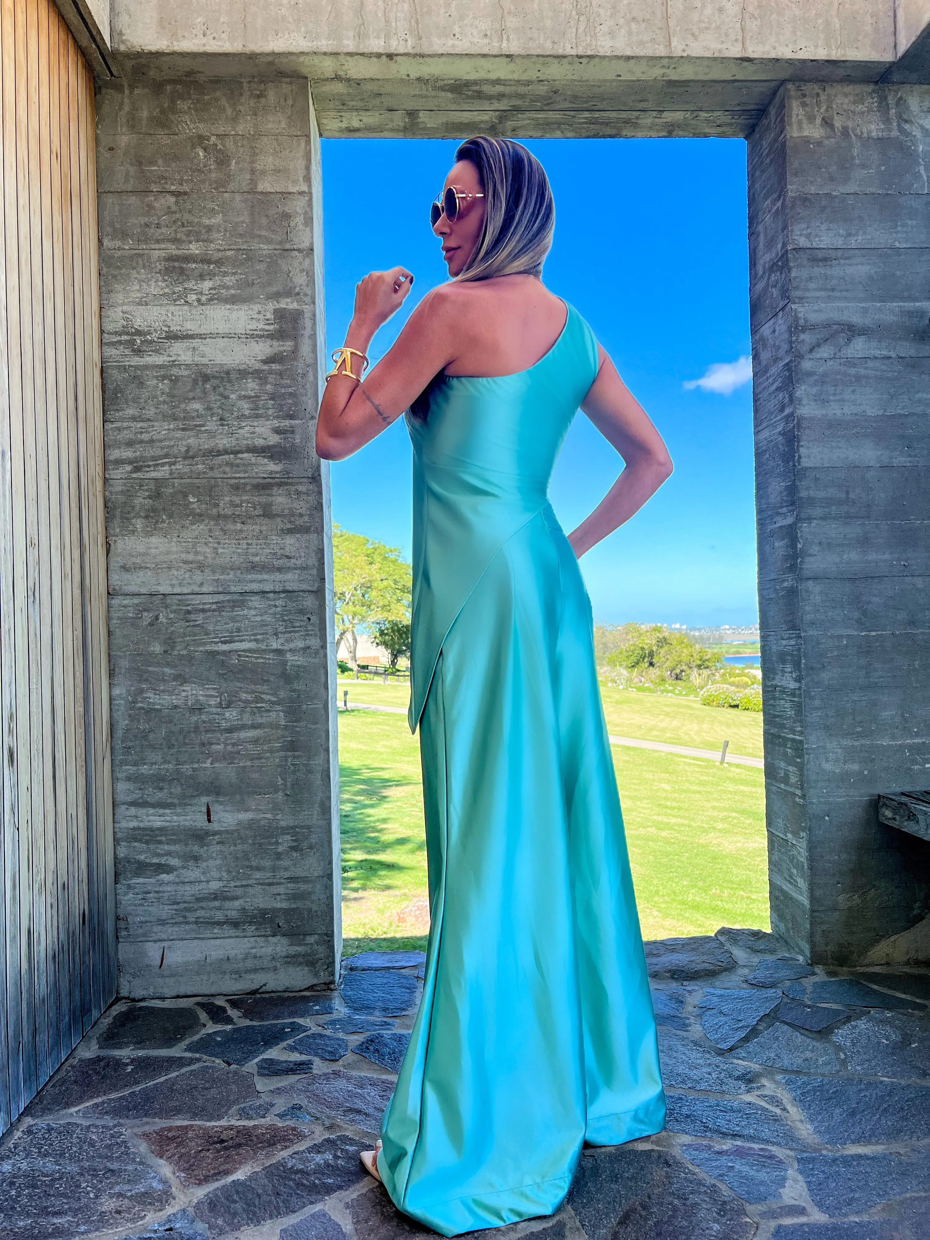 Satin Aqua Duo