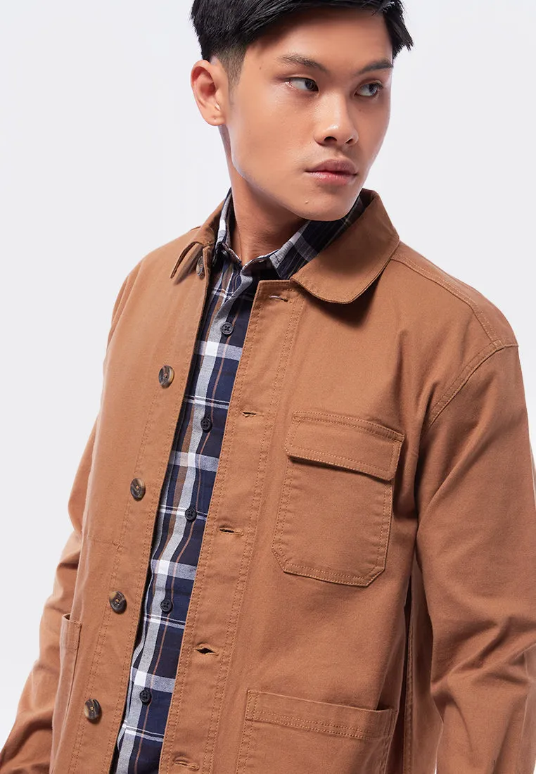 Slim Fit Shirt Jacket