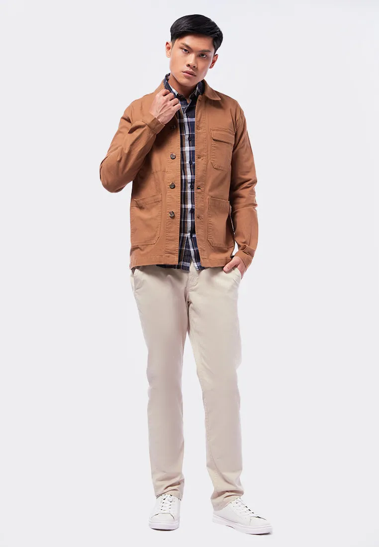Slim Fit Shirt Jacket