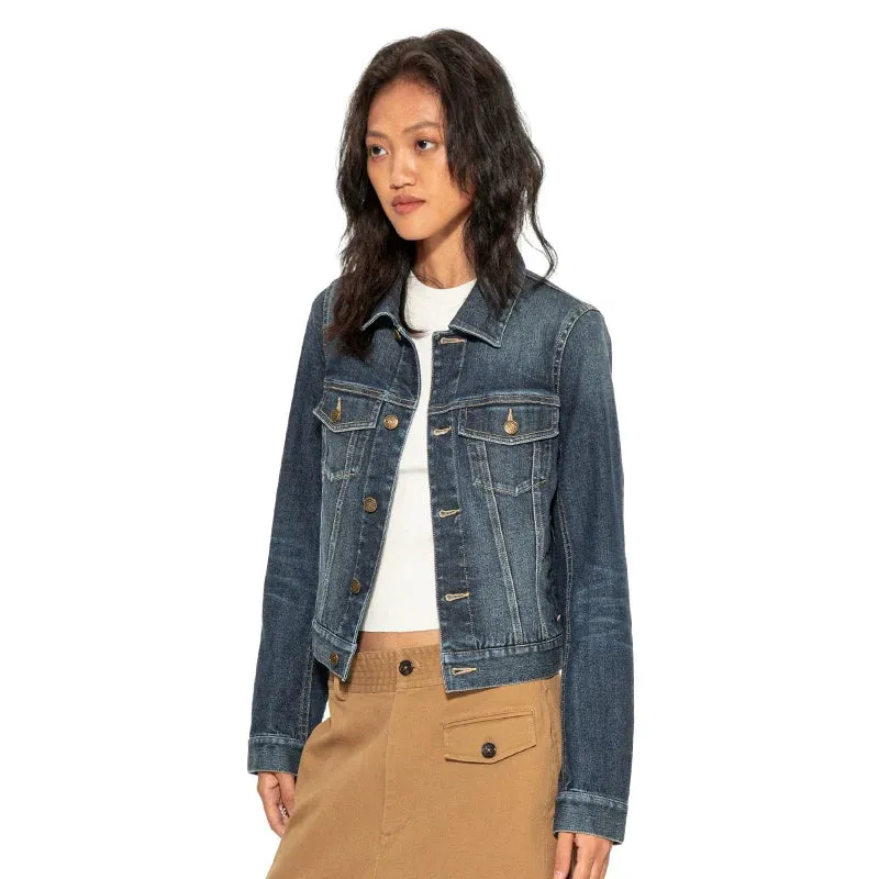Washed Slim Denim Jacket