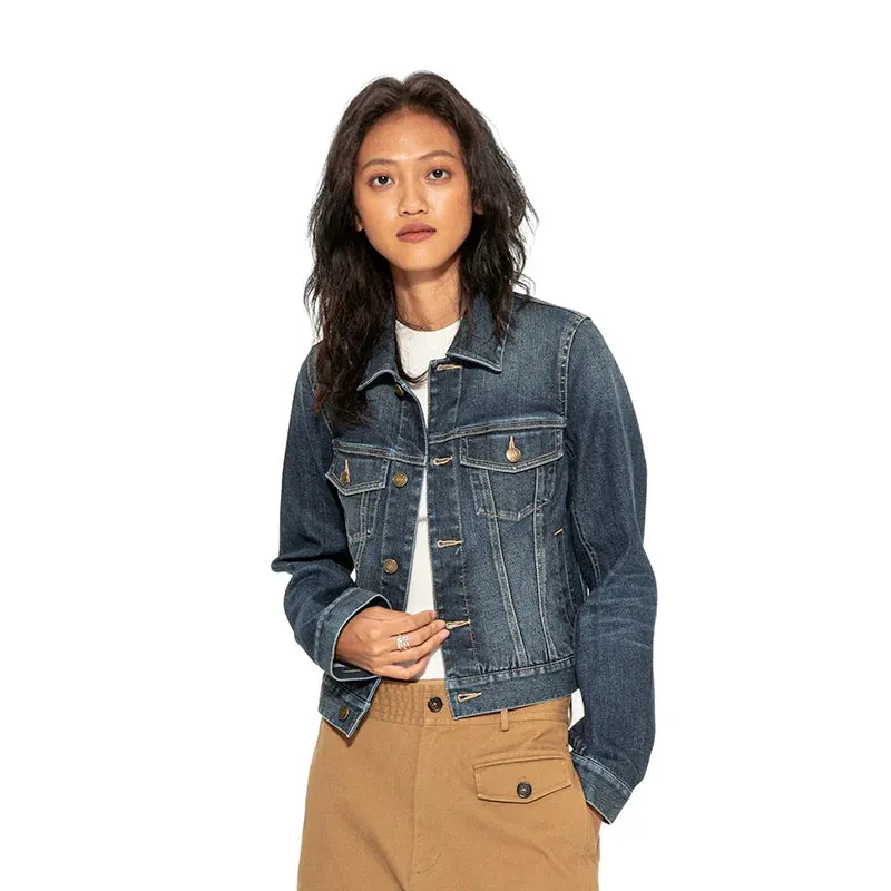Washed Slim Denim Jacket
