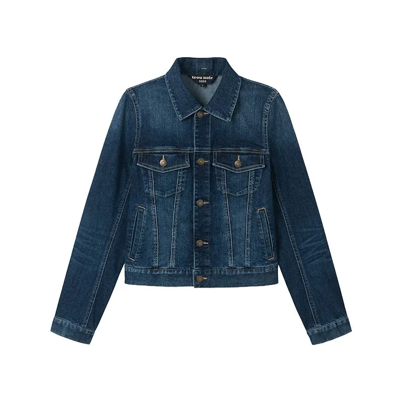 Washed Slim Denim Jacket
