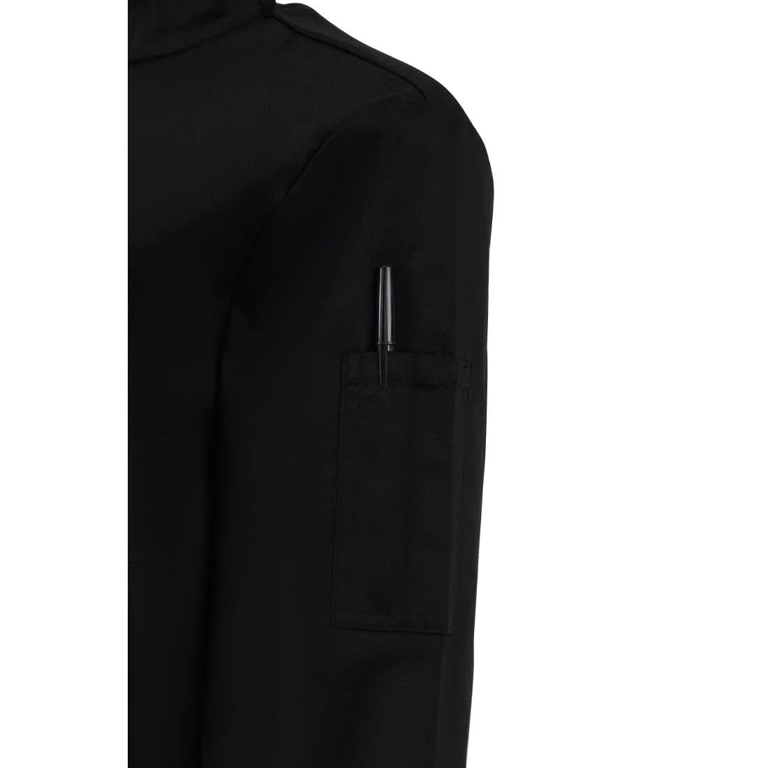 Whites Ladies Fitted Chef Jacket Black L