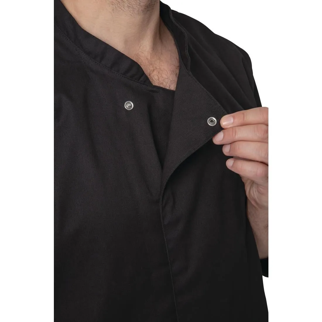Whites Unisex Atlanta Chef Jacket Black Teflon M
