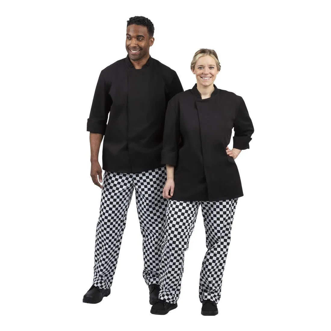 Whites Unisex Atlanta Chef Jacket Black Teflon M